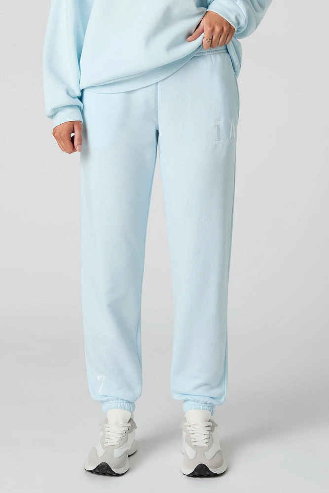 City Embroidered Fleece Jogger