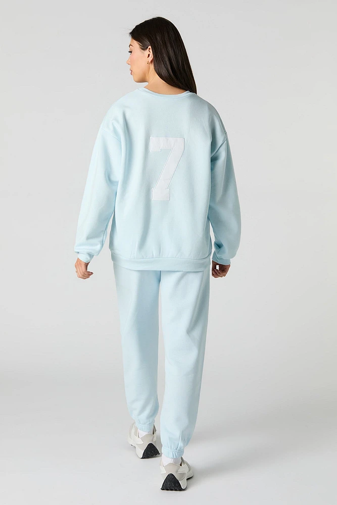 City Embroidered Fleece Jogger
