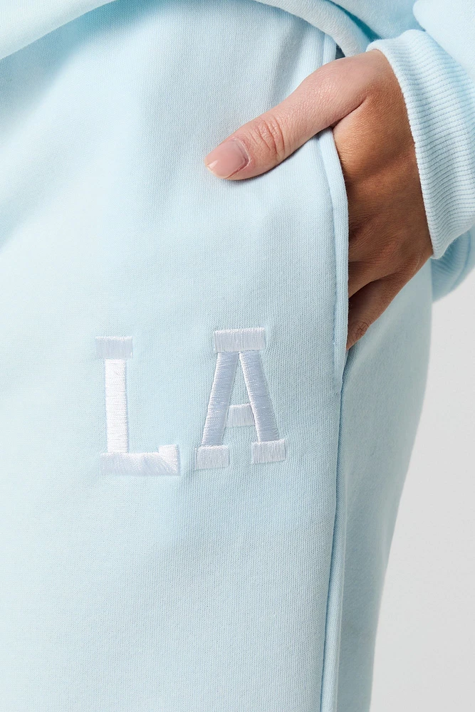 City Embroidered Fleece Jogger
