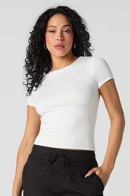T-shirt ras du cou profil