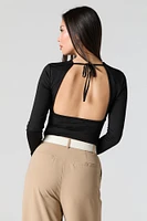 Contour Ruched Long Sleeve Top