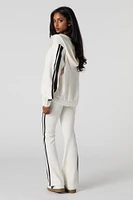 Pantalon Active à jambe évasée avec rayures latérales