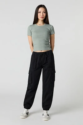 Drawstring Cargo Jogger