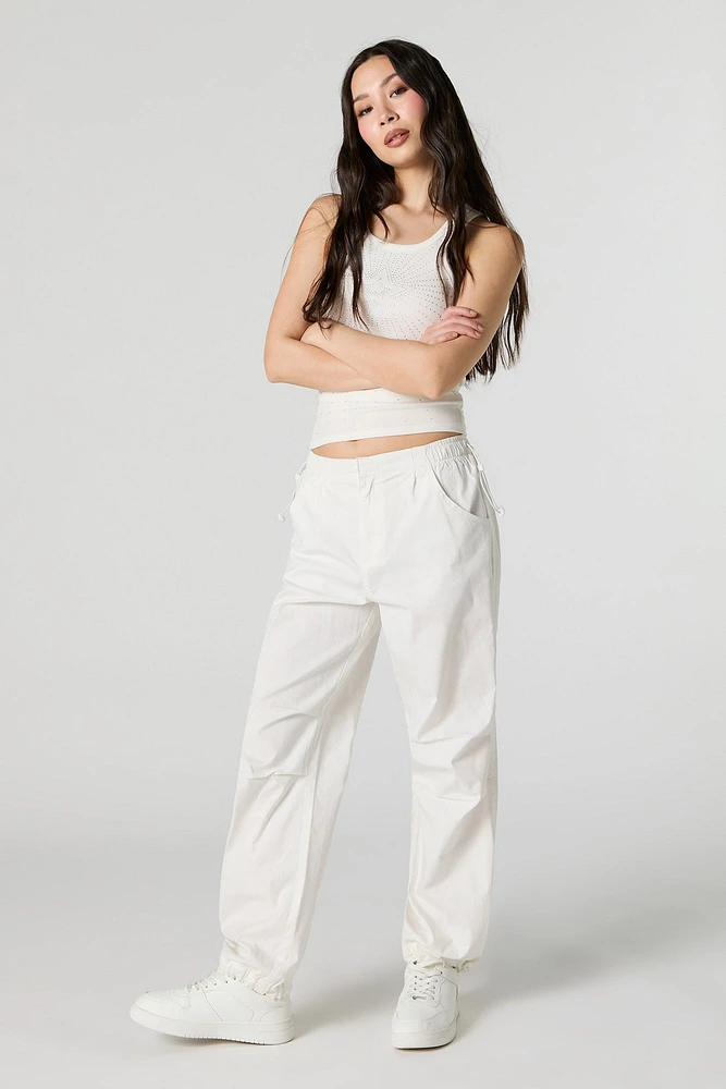 Toggle Waist Parachute Pant