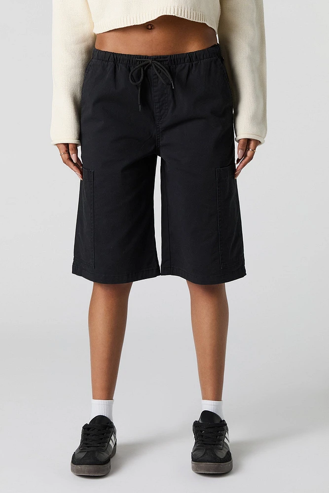Drawstring Bermuda Cargo Short