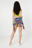 Asymmetrical Mini Skirt