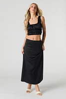 Satin Maxi Skirt