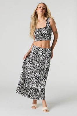 Satin Maxi Skirt