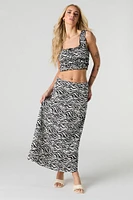 Satin Maxi Skirt
