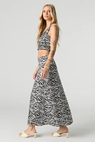 Satin Maxi Skirt