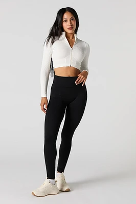 Active Exposed Seam Fleece Legging