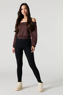 Faux Fur Lined Legging