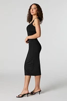 Contour Square Neck Bodycon Midi Dress