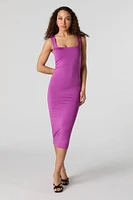 Contour Square Neck Bodycon Midi Dress