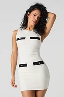 Minirobe moulante avec fausses poches