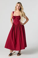 Corset A-Line Maxi Dress