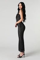 Lace Sweetheart Maxi Dress