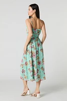 Chiffon A-Line Midi Dress