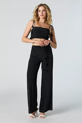 Petal String Palazzo Pant