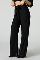 Chiffon Belted Palazzo Pant