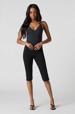Split Hem Capri