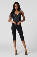 Split Hem Capri