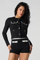 Buttoned Pocket Short