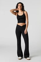 Ribbed Scoop Neck Cami with Built-In Cups