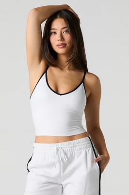 Camisole sans couture à encolure en V