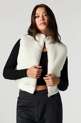 Veste courte en Sherpa