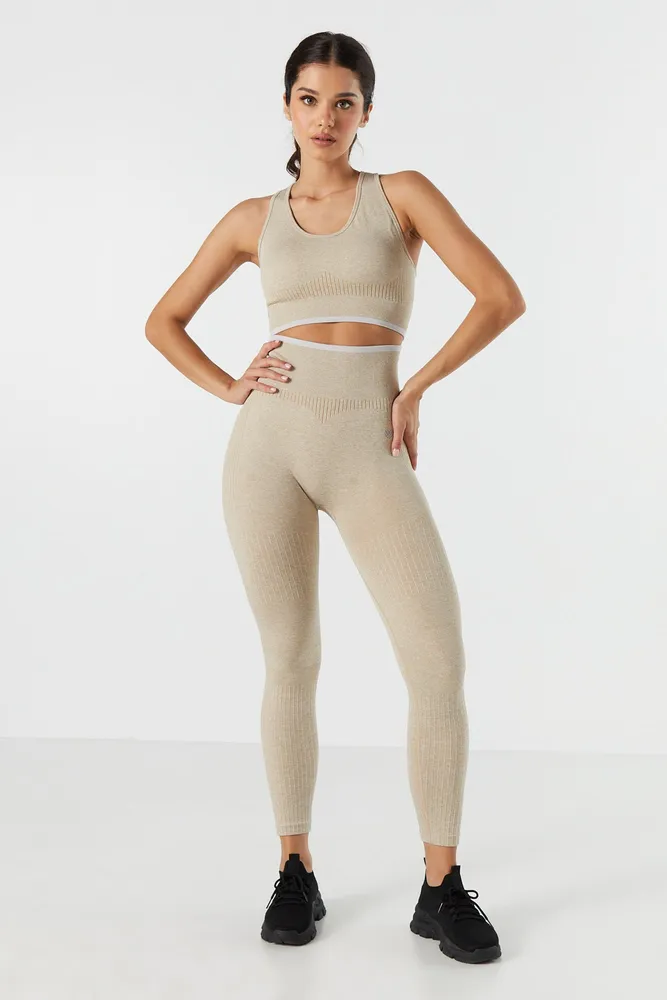 MP Women's Shape Seamless 7/8 Leggings - Soft Grey