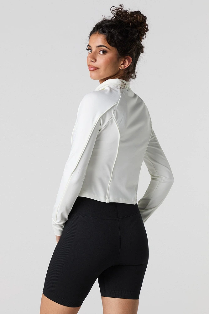 Seamless Foldover Waist Biker Short