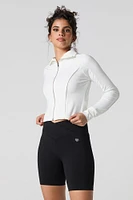 Seamless Foldover Waist Biker Short
