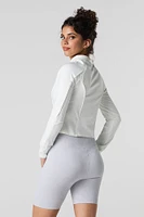 Seamless Foldover Waist Biker Short