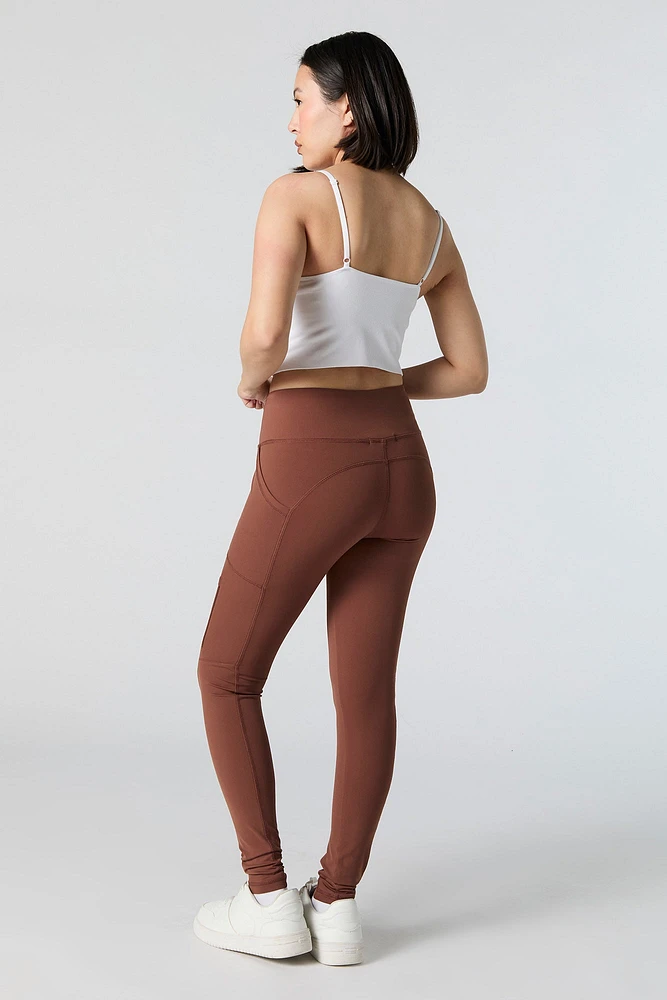 Legging Active à poches multiples avec fermeture glissière