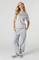Sensitive Graphic Bow T-Shirt