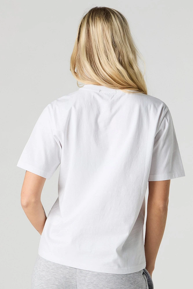 T-shirt à imprimé Sensitive avec boucle