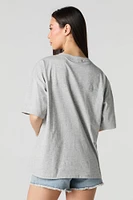 Rodeo Queen Twill Embroidered V-Neck T-Shirt