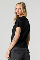 LA Cheetah Graphic T-Shirt