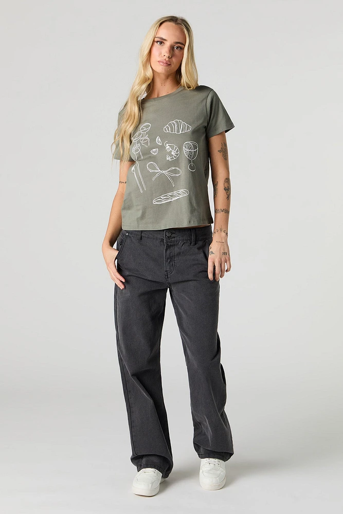 T-shirt à imprimé Cocktails