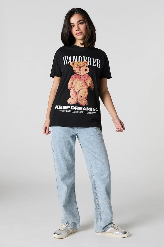 T-shirt à imprimé Wanderer Bear
