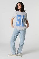 Twill Embroidered T-Shirt