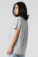 Twill Embroidered T-Shirt