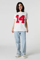 T-shirt avec motif brodé en serg