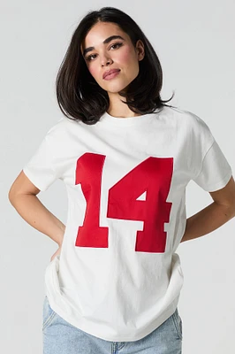 T-shirt avec motif brodé en serg