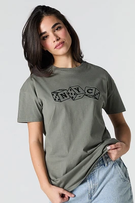 T-shirt avec motif brodé NYC Dice