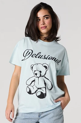 T-shirt avec motif brodé Delusional