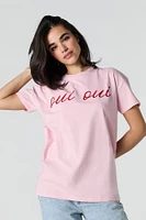 T-shirt avec motif brodé Oui