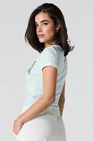 Embroidered Ringer Baby T-Shirt