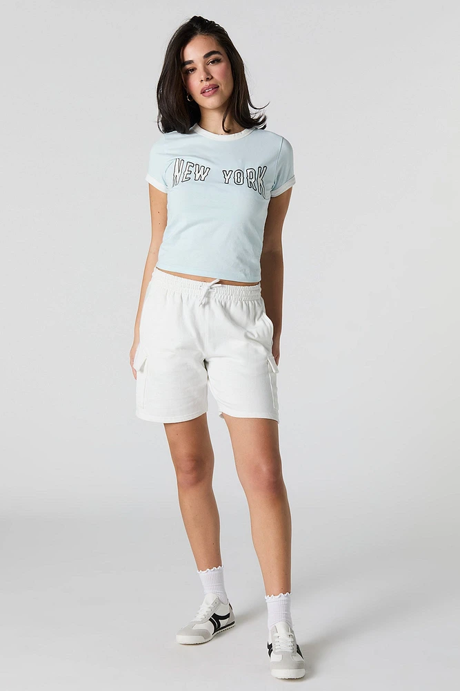 Embroidered Ringer Baby T-Shirt